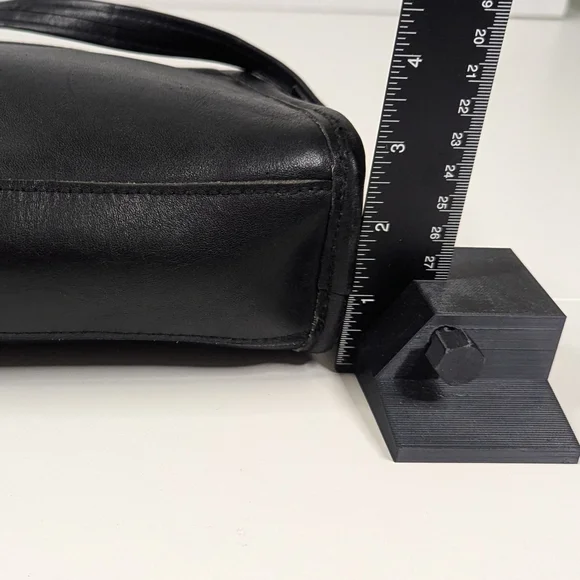 Wilson Pelle Studio Black Leather Crossbody Bag - Picture 14 of 15